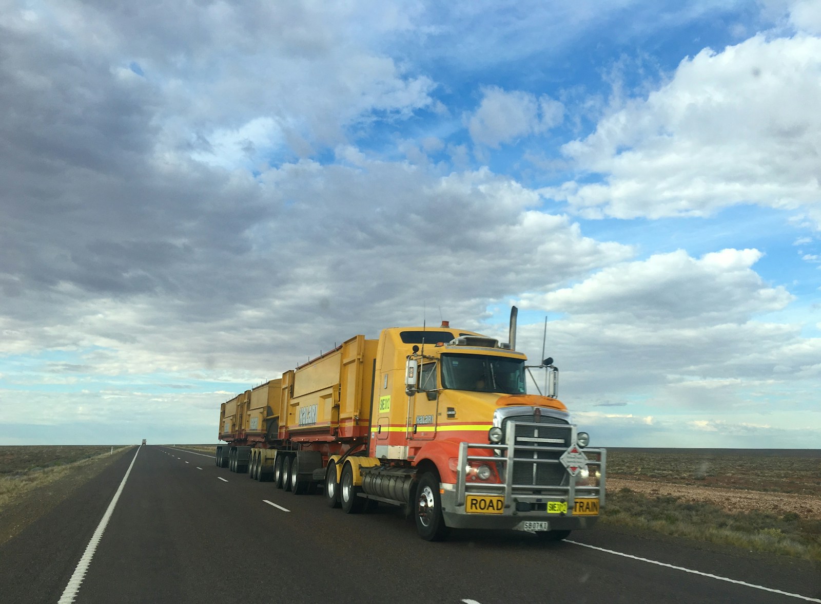 Freight truck on a South Australian highway