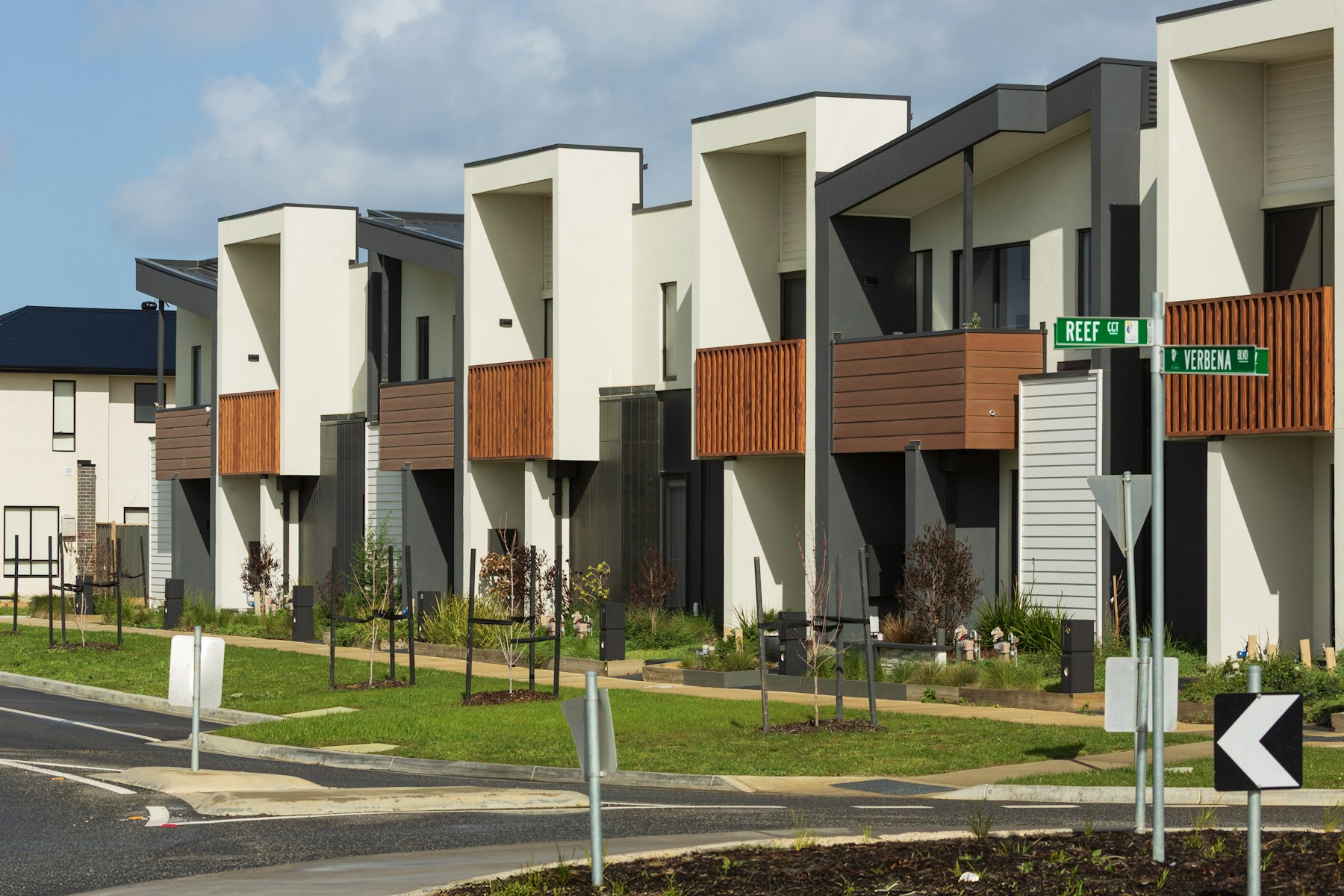 Modern investment townhouses in Clyde North, Victoria